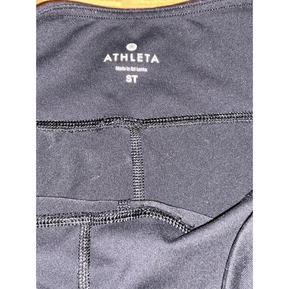 ATHLETA Black Quest Criss Cross Chaturanga Capri Tights US S‎ - Picture 5 of 8